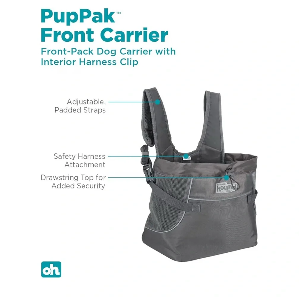 Outward Hound Gray Dog Carrier
